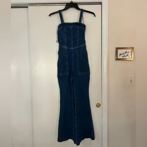 Hollister Blue Denim Jump Suit